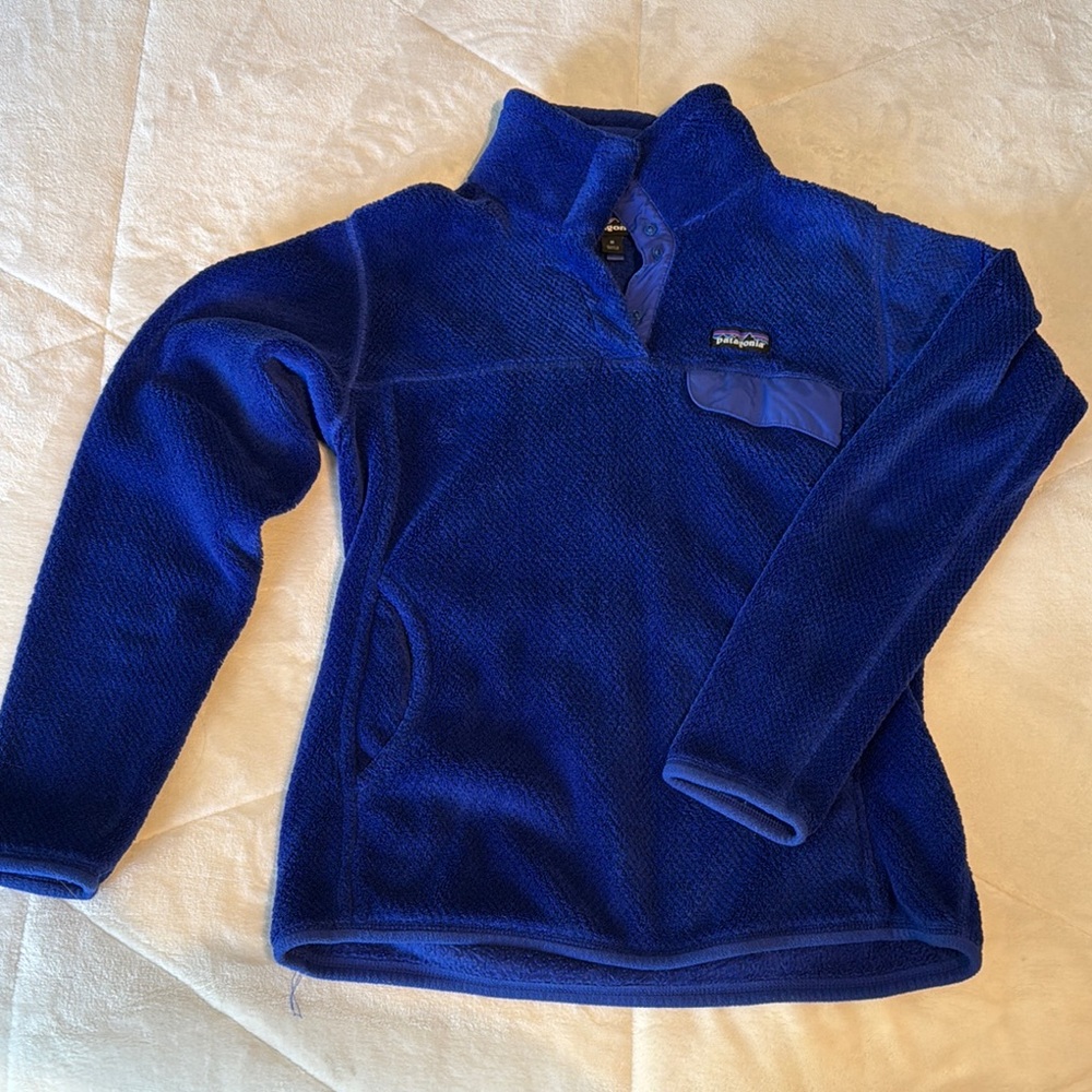 Patagonia Royal Blue Fleece Sweatshirt